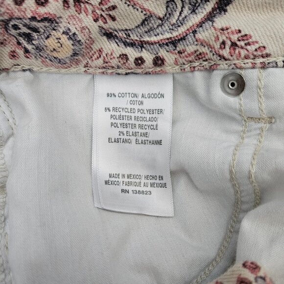 Shyanne Bell Bottom Jeans Womens 29x32 Floral Paisley Country Wear Pants - Picture 6 of 9